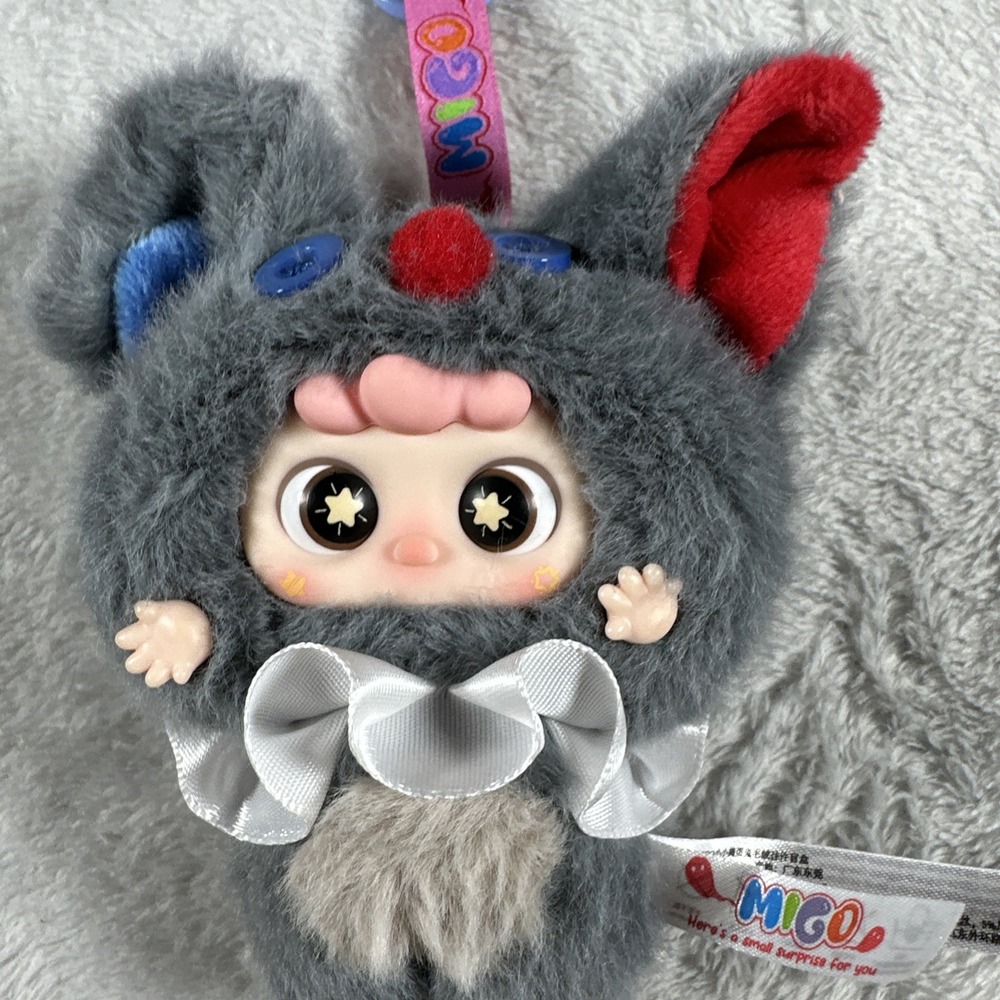 Migo Little Troublemaker Plush Series Baby Three UNLUCKY WOLF ITEM IN PICS